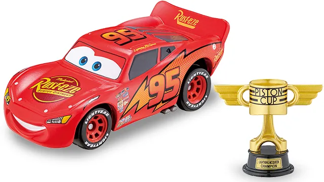 Cars Tomica 閃電麥坤附活塞盃 官方商品照