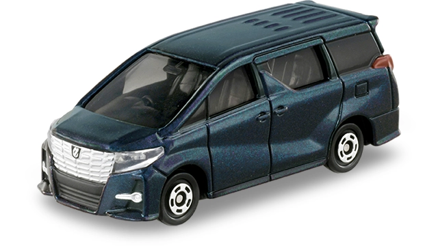 唐吉訶德・APITA・PIAGO 限定 Toyota Alphard 官方商品照，深藍綠金屬色車身