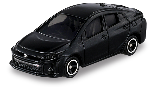 Joshin 限定 Toyota Prius PHV GR SPORT 官方商品照，黑色車身，車頭為 GR 網狀水箱護罩
